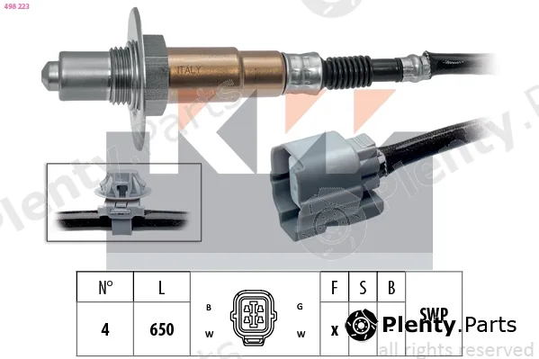 KW 498223 — Lambda Sensor Made in Italy - OE Equivalent