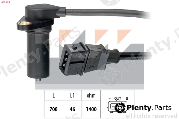 KW 453224 — Sensor, crankshaft pulse Made in Italy - OE Equivalent