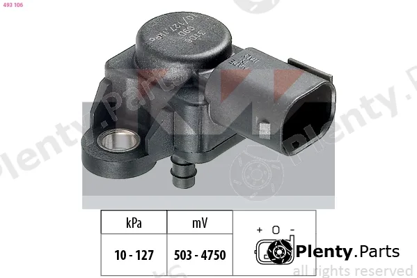 KW 493106 — Air Pressure Sensor, altitude adaption Made in Italy - OE Equivalent