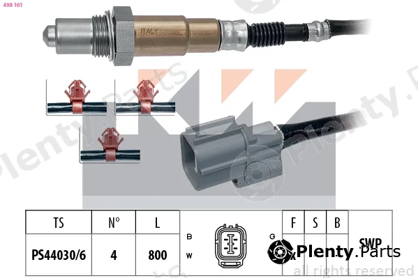 KW 498161 — Lambda Sensor Made in Italy - OE Equivalent