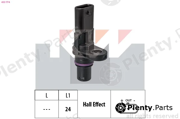 KW 453774 — Sensor, camshaft position OE Equivalent