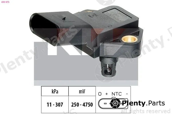KW 493075 — Air Pressure Sensor, altitude adaption Made in Italy - OE Equivalent