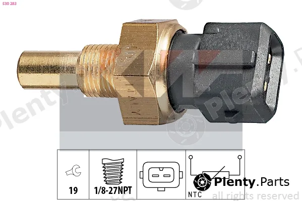 KW 530283 — Sensor, coolant temperature Made in Italy - OE Equivalent