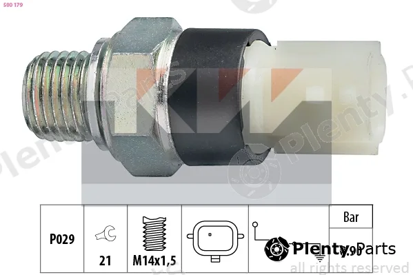 KW 500179 — Oil Pressure Switch Made in Italy - OE Equivalent