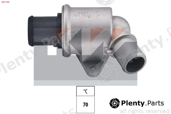 KW 580169 — Thermostat, coolant Made in Italy - OE Equivalent