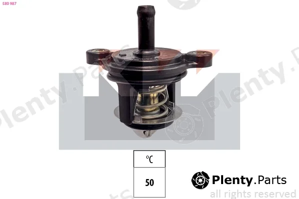 KW 580987 — Thermostat, coolant Made in Italy - OE Equivalent