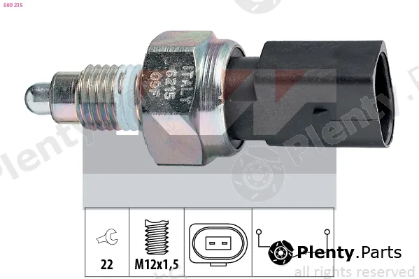 KW 560215 — Switch, reverse light Made in Italy - OE Equivalent