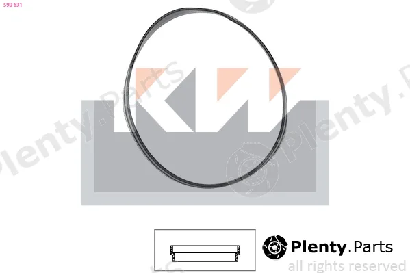 KW 590631 — Seal, thermostat Made in Italy - OE Equivalent