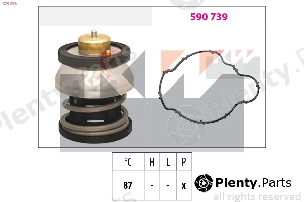 KW 579976 — Thermostat, coolant Made in Italy - OE Equivalent