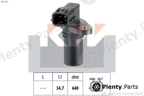 KW 453225 — Sensor, crankshaft pulse Made in Italy - OE Equivalent