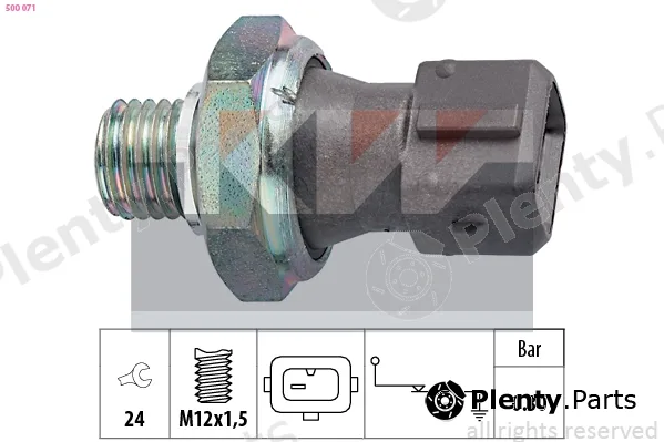 KW 500071 — Oil Pressure Switch Made in Italy - OE Equivalent