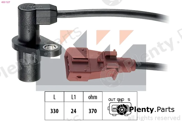 KW 453127 — Sensor, crankshaft pulse Made in Italy - OE Equivalent