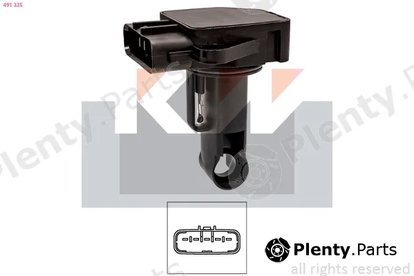 KW 491335 — Mass Air Flow Sensor Made in Italy - OE Equivalent