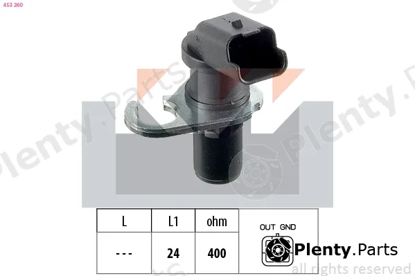 KW 453260 — Sensor, crankshaft pulse Made in Italy - OE Equivalent