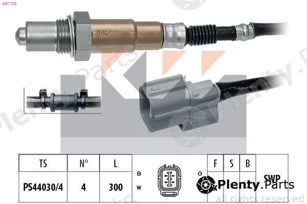 KW 497725 — Lambda Sensor Made in Italy - OE Equivalent