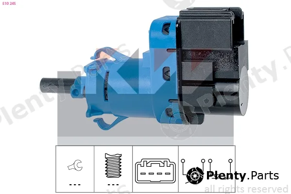 KW 510245 — Stop Light Switch Made in Italy - OE Equivalent