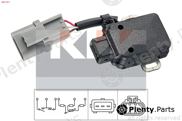 KW 495011 — Sensor, throttle position Made in Italy - OE Equivalent
