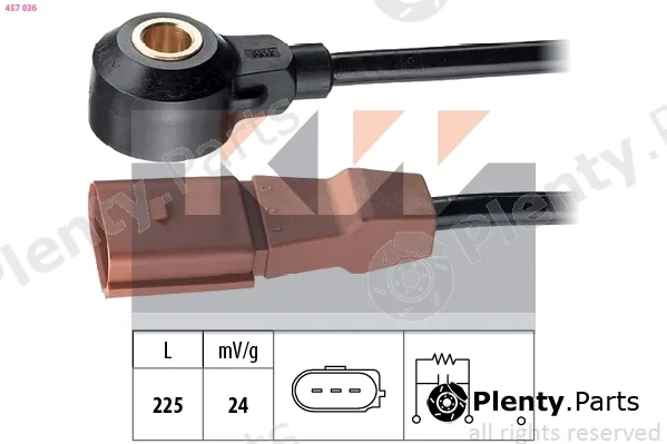 KW 457036 — Knock Sensor Made in Italy - OE Equivalent