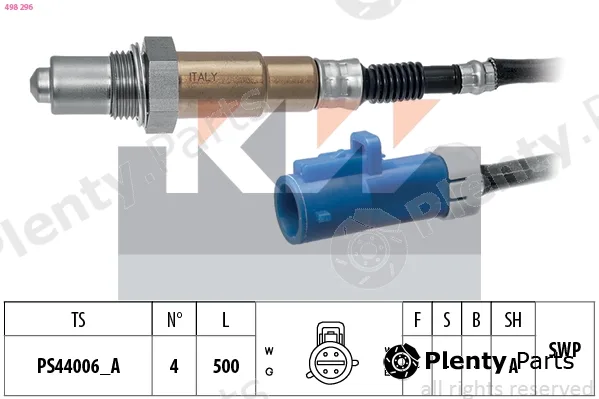 KW 498296 — Lambda Sensor Made in Italy - OE Equivalent