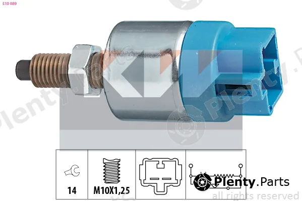 KW 510089 — Stop Light Switch Made in Italy - OE Equivalent