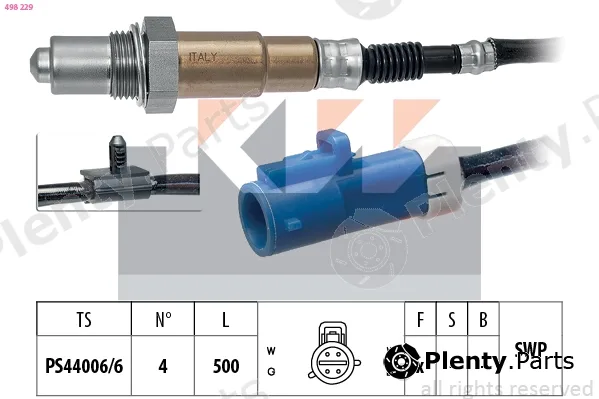 KW 498229 — Lambda Sensor Made in Italy - OE Equivalent