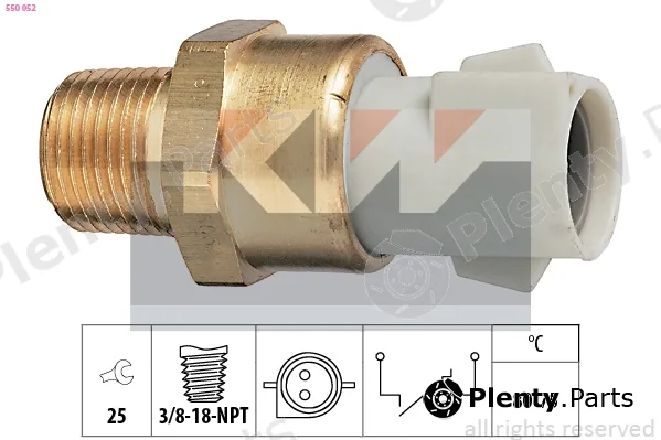 KW 550052 — Temperature Switch, radiator fan Made in Italy - OE Equivalent
