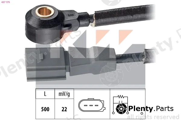 KW 457175 — Knock Sensor Made in Italy - OE Equivalent