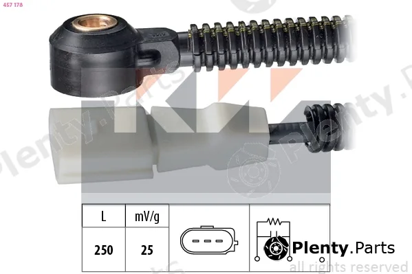 KW 457178 — Knock Sensor Made in Italy - OE Equivalent