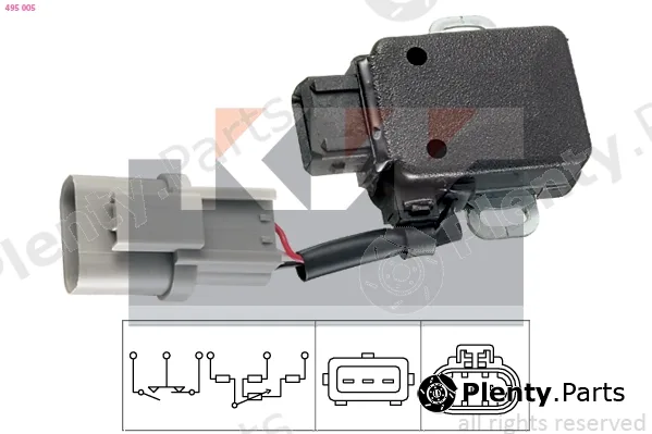KW 495005 — Sensor, throttle position Made in Italy - OE Equivalent