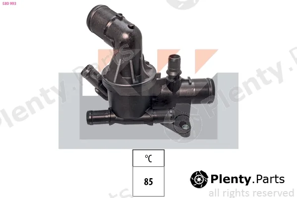 KW 580993 — Thermostat, coolant Made in Italy - OE Equivalent