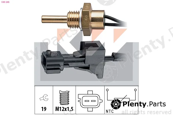 KW 530245 — Sensor, coolant temperature Made in Italy - OE Equivalent
