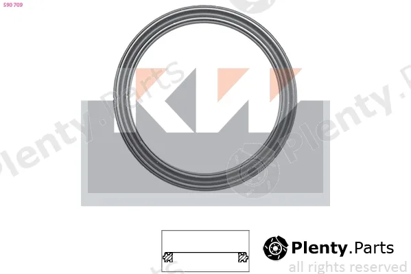 KW 590709 — Seal, thermostat Made in Italy - OE Equivalent