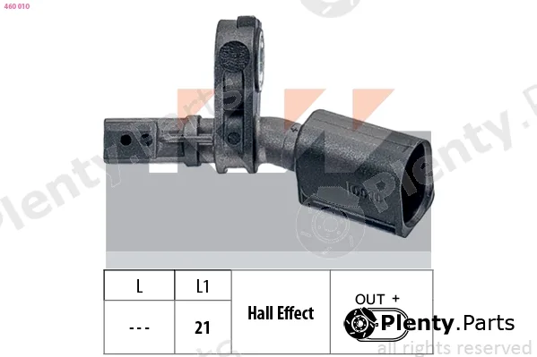 KW 460010 — Sensor, wheel speed Made in Italy - OE Equivalent