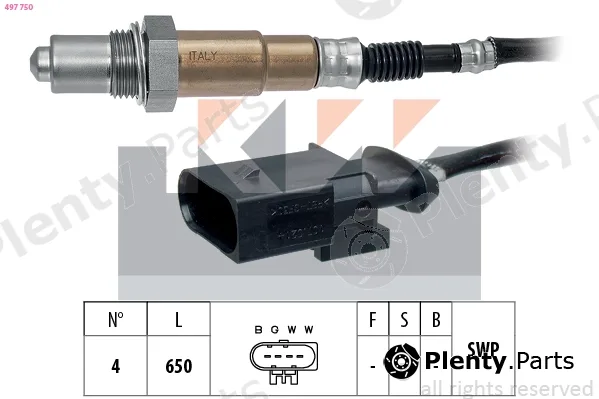 KW 497750 — Lambda Sensor Made in Italy - OE Equivalent