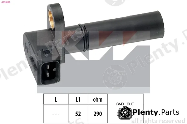 KW 453035 — Sensor, crankshaft pulse Made in Italy - OE Equivalent