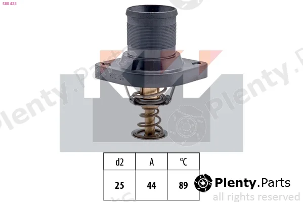 KW 580423 — Thermostat, coolant Made in Italy - OE Equivalent