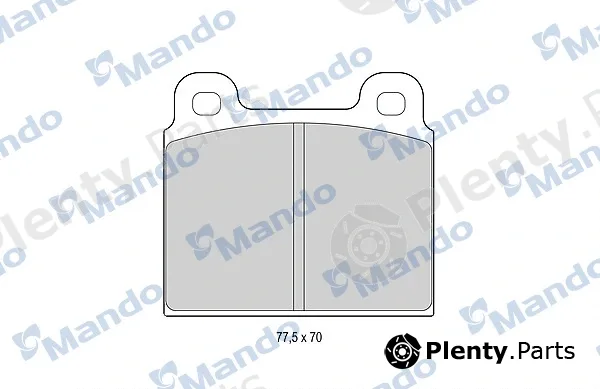 Mando MBF015052 — Brake Pad Set, disc brake