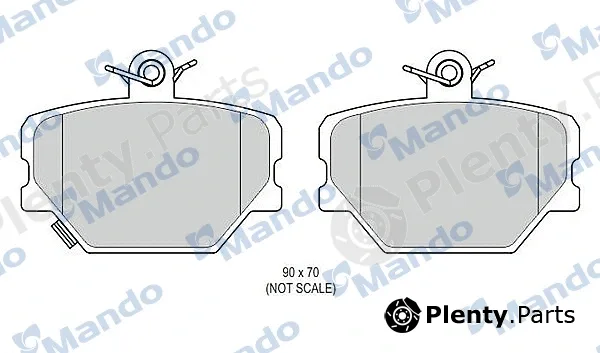 Mando MBF015813 — Brake Pad Set, disc brake