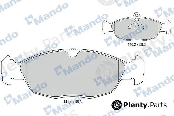 Mando MBF015094 — Brake Pad Set, disc brake