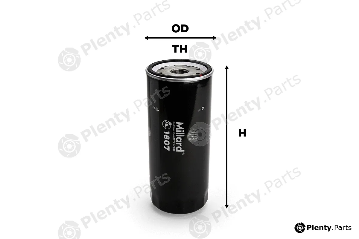 Millard Filters ML-1807 — Oil Filter