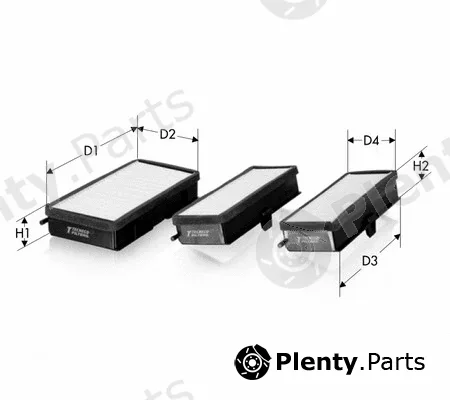 Tecneco Filters CK8947-3 — Filter, cabin air