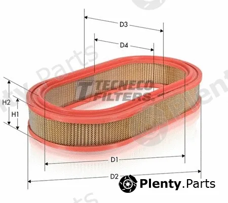 Tecneco Filters AR255OV — Air Filter