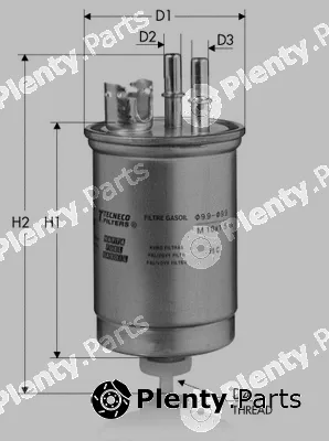 Tecneco Filters GS221 — Fuel Filter