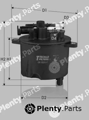 Tecneco Filters GS10288P — Fuel Filter