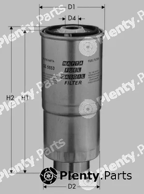 Tecneco Filters GS5653 — Fuel Filter