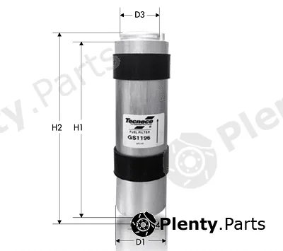 Tecneco Filters GS1196 — Fuel Filter