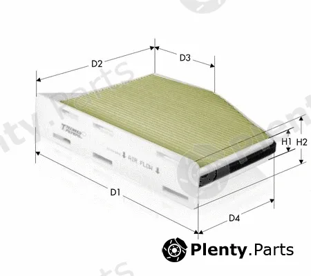 Tecneco Filters CKA9922 — Filter, cabin air