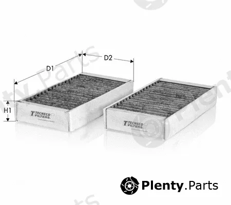 Tecneco Filters CK23005C-2 — Filter, cabin air