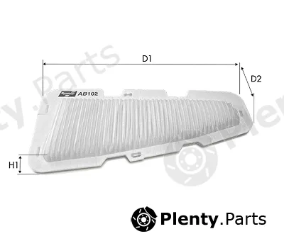 Tecneco Filters AB102 — Filter, cabin air