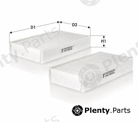 Tecneco Filters CK1811-2 — Filter, cabin air